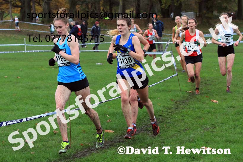 Senior Women and Under-23 Women, 2022 British Athletics Cross Challenge, Sefton Park, Liverpool.  Photo: David T. Hewitson/Sports for All Pics